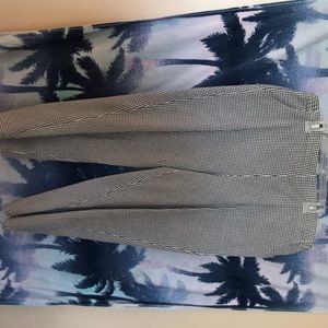 square patterned pants